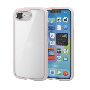 �G���R�� iPhone 16e �P�[�X �w�ʃN���A ���� �ϏՌ� �Ռ��z�� �y�� ���^ ���C�����X�[�d�Ή� MagSafe ���^�������O �V�[���t �X�g���b�v�z�[��/�V�����_�[�X�g���b�v�V�[�g�t �s���N PM-A25STSLFCPN