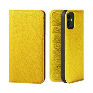 HANATORA for iPhone 12 12Pro �P�[�X �蒠�^ ���U�[ �C�G���[ PH-12Pro-Yellow