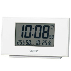 �Z�C�R�[�N���b�N(Seiko Clock) �u�����v ���p�[�� �{�̃T�C�Y:7.8×13.5×3.8cm �ڊo�܂����v �d�g �f�W�^�� �J�����_�[ ���x ���x �\�� SQ790W