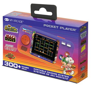 My Arcade Data East Pocket Player:�|�[�^�u���Q�[���V�X�e�� 308��ނ̃��g���Q�[�����v�����[�h����A2.75�C���`�̃J���[�X�N���[���A�X�s�[�J�[(DGUNL-4127)�A�p�[�v��