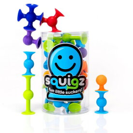 ファットブレイン(Fat Brain Toys) 吸盤おもちゃ お風呂 スクイグズ スターター セット FA088-1