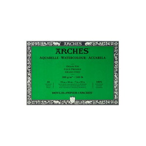 Arches �A���V�� ���ʎ� �u���b�N 300g�ז�18X26 20�� 18x26cm 1795058