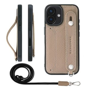 HANATORA for iPhone 16 �P�[�X �{�v �ϏՌ� �w�ʃx���g �X�g���b�v�����O �X�}�z�P�[�X �X�}�z �X�^���h�@�\ �l�b�N�X�g���b�v �t�� �J�[�h�|�P�b�g �V�������N���U�[ �M�t�g �O���[�W�� CGHGZ-16-Gre