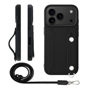 HANATORA for iPhone 17Pro �P�[�X �{�v �ϏՌ� �w�ʃx���g �X�g���b�v�����O �X�}�z�P�[�X �X�}�z �X�^���h�@�\ �l�b�N�X�g���b�v �t�� �J�[�h�|�P�b�g �V�������N���U�[ �M�t�g �u���b�N CGHGZ-17Pro-