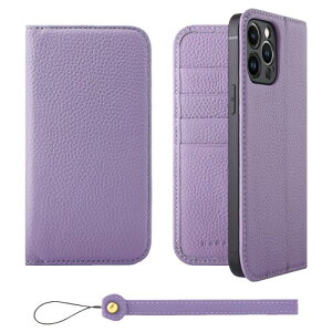 HANATORA for iPhone 13ProMax �P�[�X �蒠�^ �{�v �X�}�z�P�[�X �X�}�z �X�^���h �X�g���b�v �t�� �V�������N�J�[�t���U�[ �x���g�Ȃ� �}�O�l�b�g�Ȃ� �p�[�v�� H0XA-13ProMax-Purple �M�t�g �a���� ���� 