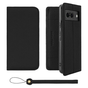 HANATORA for Google Pixel 8 �P�[�X �蒠�^ �{�v �X�}�z�P�[�X �X�}�z �X�^���h �X�g���b�v �t�� �V�������N�J�[�t���U�[ �x���g�Ȃ� �}�O�l�b�g�Ȃ� �u���b�N H0XA-GP8-Black �M�t�g �a���� ���� �j�� 
