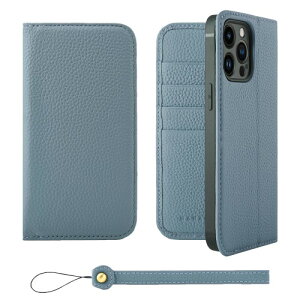HANATORA for iPhone 14ProMax �P�[�X �蒠�^ �{�v �X�}�z�P�[�X �X�}�z �X�^���h �X�g���b�v �t�� �V�������N�J�[�t���U�[ �x���g�Ȃ� �}�O�l�b�g�Ȃ� �u���[�O���[ H0XA-14ProMax-BlueGray �M�t�g �a���� 