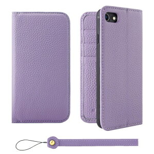 HANATORA for iPhone 8 7 SE3 SE2 (��3���� ��2����) �P�[�X �蒠�^ �{�v �X�}�z�P�[�X �X�}�z �X�^���h �X�g���b�v �t�� �V�������N�J�[�t���U�[ �x���g�Ȃ� �}�O�l�b�g�Ȃ� �p�[�v�� H0XA-8SE-Purple �M�t