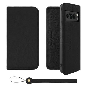 HANATORA for Google Pixel 8Pro �P�[�X �蒠�^ �{�v �X�}�z�P�[�X �X�}�z �X�^���h �X�g���b�v �t�� �V�������N�J�[�t���U�[ �x���g�Ȃ� �}�O�l�b�g�Ȃ� �u���b�N H0XA-GP8Pro-Black �M�t�g �a���� ���� �j