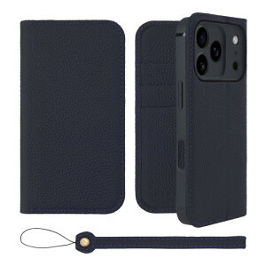 HANATORA for iPhone 17Pro �P�[�X �蒠�^ �{�v �X�}�z�P�[�X �X�}�z �X�^���h �X�g���b�v �t�� �V�������N�J�[�t���U�[ �x���g�Ȃ� �}�O�l�b�g�Ȃ� �l�C�r�[ H0XA-17Pro-Navy �M�t�g �a���� ���� �j�� ��