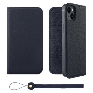 HANATORA for iPhone 14Plus �P�[�X �蒠�^ �{�v �X�}�z�P�[�X �X�}�z �X�^���h �X�g���b�v �t�� �V�������N�J�[�t���U�[ �x���g�Ȃ� �}�O�l�b�g�Ȃ� �l�C�r�[ H0XA-14Plus-Navy �M�t�g �a���� ���� �j�� 