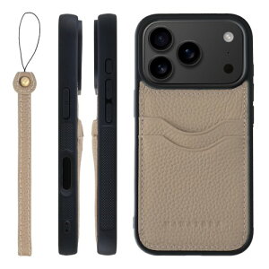 HANATORA for iPhone 17Pro �P�[�X �{�v �ϏՌ� �o���p�[�^ �X�}�z�P�[�X �X�}�z �X�g���b�v �t�� �V�������N���U�[ �M�t�g �O���[�W�� CPGGZ-17Pro-Grege