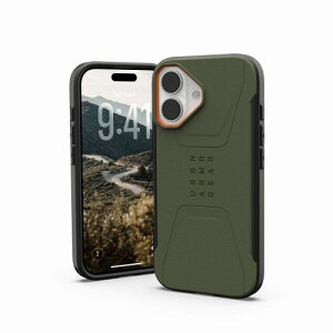 URBAN ARMOR GEAR iPhone 17 2025�Ή��ϏՌ��P�[�X CIVILIAN MAGSAFE �I���[�u/�I�����W ���K���{�i UAG-IPH25MB-CMS-O/O