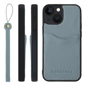 HANATORA for iPhone 13mini �P�[�X �{�v �ϏՌ� �o���p�[�^ �X�}�z�P�[�X �X�}�z �X�g���b�v �t�� �V�������N���U�[ �M�t�g �u���[�O���[ CPGGZ-13mini-BlueGray