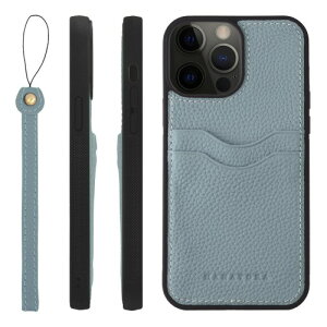 HANATORA for iPhone 13ProMax �P�[�X �{�v �ϏՌ� �o���p�[�^ �X�}�z�P�[�X �X�}�z �X�g���b�v �t�� �V�������N���U�[ �M�t�g �u���[�O���[ CPGGZ-13ProMax-BlueGray