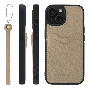 HANATORA for iPhone 15 �P�[�X �{�v �ϏՌ� �o���p�[�^ �X�}�z�P�[�X �X�}�z �X�g���b�v �t�� �V�������N���U�[ �M�t�g �O���[�W�� CPGGZ-15-Grege
