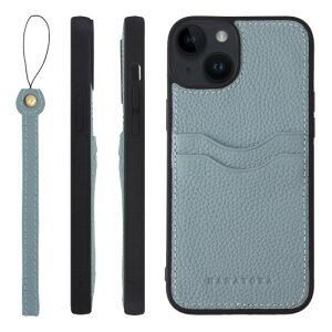 HANATORA for iPhone 14Plus �P�[�X �{�v �ϏՌ� �o���p�[�^ �X�}�z�P�[�X �X�}�z �X�g���b�v �t�� �V�������N���U�[ �M�t�g �u���[�O���[ CPGGZ-14Plus-BlueGray