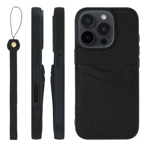 HANATORA for iPhone 16Pro �P�[�X �{�v �ϏՌ� �o���p�[�^ �X�}�z�P�[�X �X�}�z �X�g���b�v �t�� �V�������N���U�[ �M�t�g �u���b�N CPGGZ-16Pro-Black