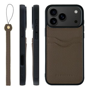 HANATORA for iPhone 17ProMax �P�[�X �{�v �ϏՌ� �o���p�[�^ �X�}�z�P�[�X �X�}�z �X�g���b�v �t�� �V�������N���U�[ �M�t�g �g�[�v CPGGZ-17ProMax-Taupe