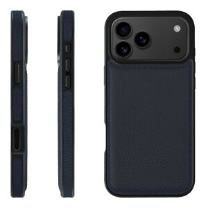HANATORA for iPhone 17ProMax �P�[�X �{�v �ϏՌ� �o���p�[�^ �X�}�z�P�[�X �X�}�z ���ʖ{�v �V�������N���U�[ �M�t�g �l�C�r�[ WPG-17ProMax-Navy