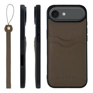 HANATORA for iPhone 17Air �P�[�X �{�v �ϏՌ� �o���p�[�^ �X�}�z�P�[�X �X�}�z �X�g���b�v �t�� �V�������N���U�[ �M�t�g �g�[�v CPGGZ-17Air-Taupe
