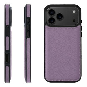 HANATORA for iPhone 17ProMax �P�[�X �{�v �ϏՌ� �o���p�[�^ �X�}�z�P�[�X �X�}�z ���ʖ{�v �V�������N���U�[ �M�t�g �p�[�v�� WPG-17ProMax-Purple