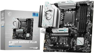 MSI�}�U�[�{�[�h B760M GAMING PLUS WIFI ��14/13/12����Intel CPU(LGA1700) DDR5 Micro-ATX �Q�[�~���O�����ŉ��K�ɃQ�[��[B760 ����] MB6465