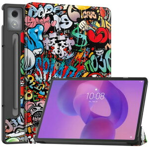 Gosento For Lenovo Idea Tab Pro/Lenovo Xiaoxin Pad Pro 12.7�C���` 2025 �X�^���h�@�\�t�� �J���O�ܔ��^�X�^���h�P�[�X PU���U�[ Lenovo Idea Tab Pro �J�o�[ (TY)