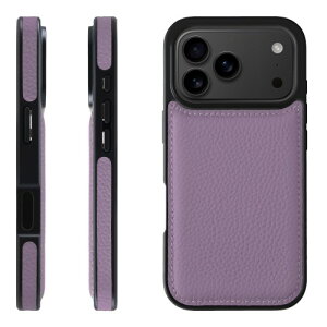 HANATORA for iPhone 17Pro �P�[�X �{�v �ϏՌ� �o���p�[�^ �X�}�z�P�[�X �X�}�z ���ʖ{�v �V�������N���U�[ �M�t�g �p�[�v�� WPG-17Pro-Purple