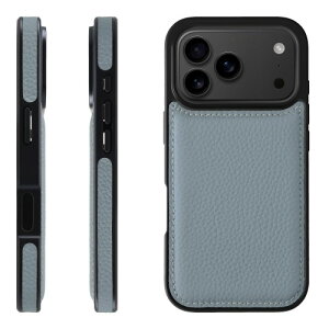 HANATORA for iPhone 17Pro �P�[�X �{�v �ϏՌ� �o���p�[�^ �X�}�z�P�[�X �X�}�z ���ʖ{�v �V�������N���U�[ �M�t�g �u���[�O���[ WPG-17Pro-BlueGray