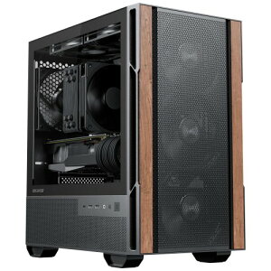 Okinos Cypress 3 Wood Micro-ATX�Ή��~�h���^���[�P�[�X �u���b�N