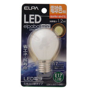ELPA �G���p LED�d��S�`E17 �d���F �����p �ȃG�l�^�C�v LDA1L-G-E17-G451