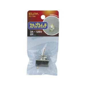�G���p(ELPA) �X�i�b�v�X�C�b�`2P �X�C�b�` �z�� 125V/3A ON/OFF PU-71NH