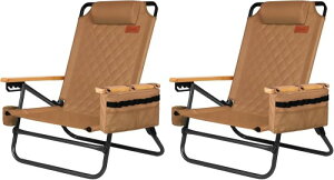 DesertFox �L�����v�`�F�A ���N���C�j���O�`�F�A �l�G�K�p �A�E�g�h�A�`�F�A �P�i/�Z�b�g �w������p�x4�i�K���� ���[�`�F�A �N�[���[�{�b�N�X�t�� �܂肽���� �y�ʑω׏d150kg�C�X �֎q���ނ� 