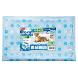 マルカン ひんやりアルミジェルマット 犬用 2Lサイズ クールマット 暑さ対策 熱中症対策 やわらか＆クール 電気不要 水拭きOK DA-630