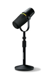SHURE �V���A MV7+ �|�b�h�L���X�g�L�b�g MV7+-K-BNDL : Gator �f�X�N�g�b�v�X�^���h�t OBS �F�� �_�C�i�~�b�N�}�C�N �J�[�f�B�I�C�h �P��w���� USB-C XLR �L�� �m�C