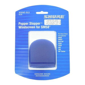 SHURE PG48 PG58 SM48 SM58 Beta58A 565SD�p �E�C���h�X�N���[�� �u���[ A58WS-BLU