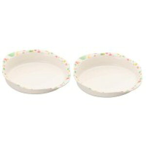 シンカ(信濃化学工業) ユニバーサルデザイン食器 19cm 皿「水玉」×2枚 950-MI