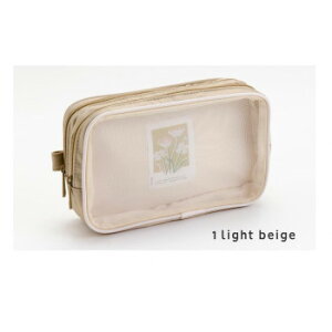 TRACY MULTI POUCH (M) ���[�P�[�X GTRM-04 light beige 18�Z�b�g
