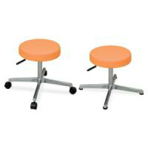 TB-63-01 ソファー・チェアーシリーズ マルチチェアー(キャスター付き) 座面直径36×座高46〜57cm