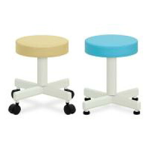 TB-557-01 ソファー・チェアーシリーズ オーバルチェアー(キャスター付き) 座面直径31×座高55cm