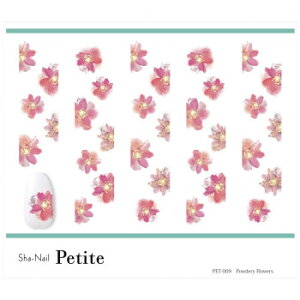 Sha-Nail Petite ʃlC lCV[ Petite Powdery Flowers PET-009