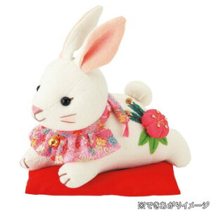 オリムパス 干支キット ぬいぐるみ 艶やか華うさぎ PA-808
