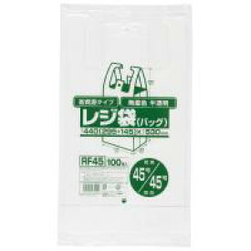 RF45 レジ袋(半透明)省資源タイプ　関東45号・関西45号 10冊×2箱入