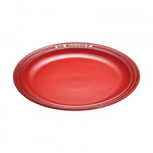 ル・クルーゼ(Le Creuset) ラウンド・プレート・LC Cレッド 910140-23 RLK0906