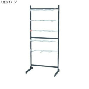 サカエ ラックシステム フックハンガータイプ固定式 892×550×2005mm フック15個付 PLS-20300D