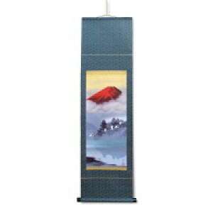 鈴村秀山 掛軸(尺幅) 「赤富士飛翔」 112879