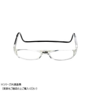 オーケー光学 老眼鏡クリックリーダー ユーロ EBC ブラック&クリアー+1.50