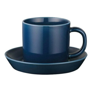 西海陶器 波佐見焼 コモン コーヒーカップ&ソーサー 青 18284