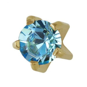 JPS セイフティピアッサー 耳用ロングタイプ シャンパンゴールド(純チタン処理医療用ステンレス) 3月 7M103ZL